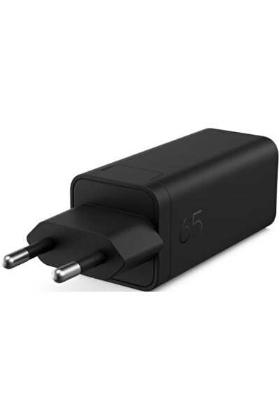 HP Încărcător universal pentru laptop GaN 65W USB-C cu cablu de 2m, Negru