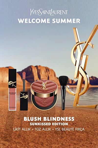 Yves Saint Laurent Blush Blindness Makyaj Seti Make Me Blush Toz Allık 12 & L...
