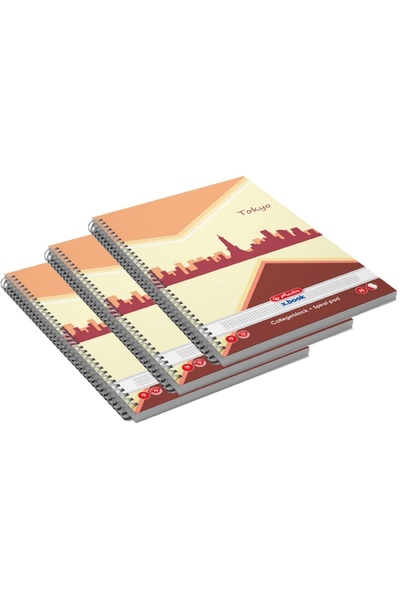 Herlitz Caiet cu spira A5, 70 file, matematica, Economic, 5 buc/set