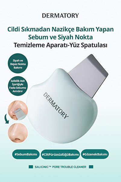 DERMATORY Sebum ve Siyah Nokta Temizleme Aparatı-Yüz Spatulası Salicinic Pore...