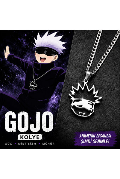lootsepeti Anime Jujutsu Kaisen Gojo Çelik Kolye