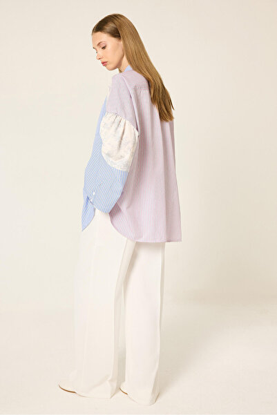 Touché Privé Partially Printed Poplin Shirt