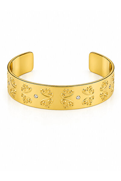 BELLA CİAO Gold-Tone Cuff Bracelet – Design 9