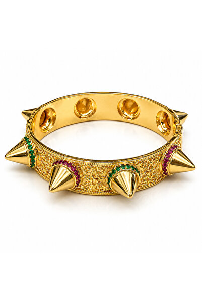 BELLA CİAO Gold-Tone Cuff Bracelet – Design 27