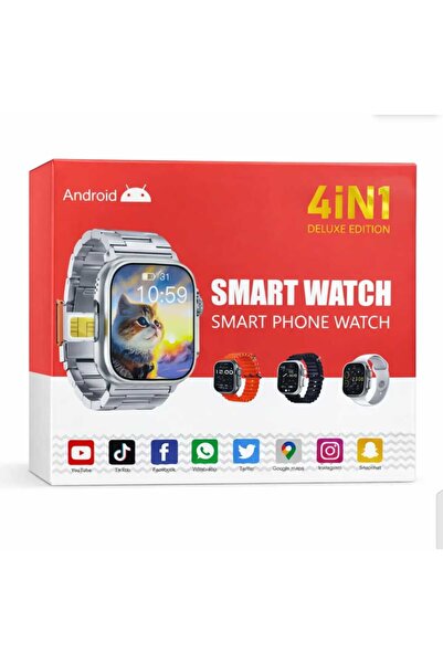 Smart Watch 4IN1 Full Screen WATCH SIM CARD