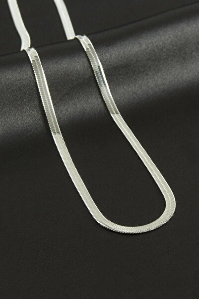 ZERO LAND Nhr-Hlss Italian Chain Steel Necklace 45 (141640) Cm-Silver Color