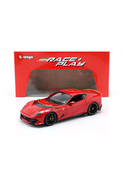 BBURAGO Ferrari 812 Competition 2021 ROSSO CORSA model auto la scară 1:18