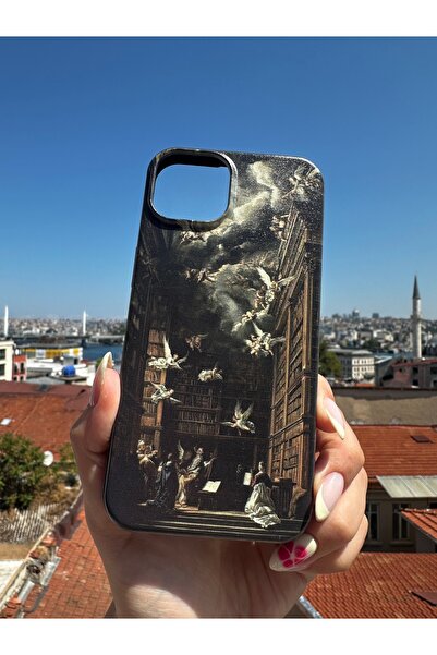 Mobildizayn Huawei P40 Lite Uyumlu Baskılı Siyah Renkli Telefon Kılıfı K276
