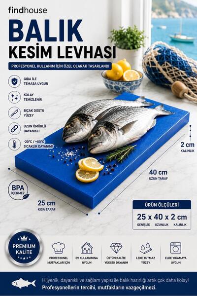 findhouse Kaliteli Çok Renk Seçenekleri ile Polietilen Et Kesim Tahtası Kesme...