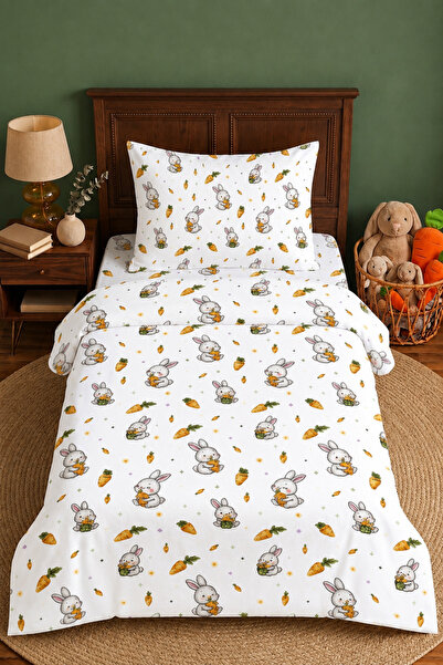 MORE HOME Muslin Baby Bedding Set |   100% Cotton |   Rabbit Pattern