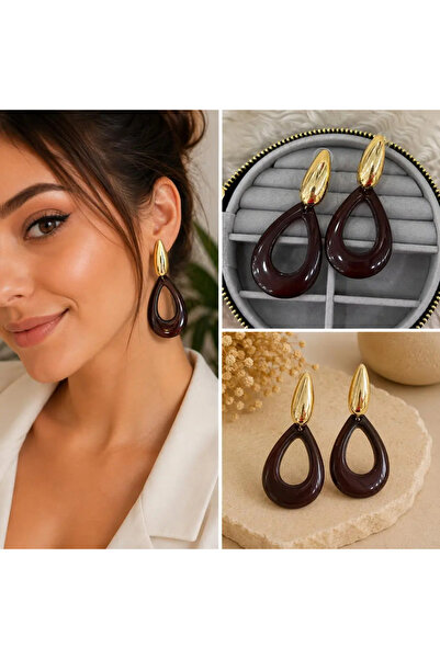Bozhi Earrings Steel Business Woman Style