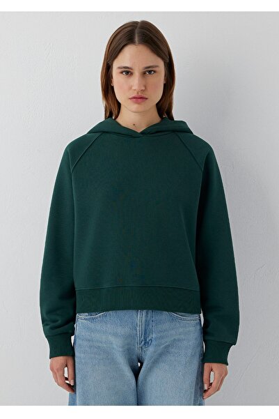 Mavi Hooded Loose Fit Sweatshirt.