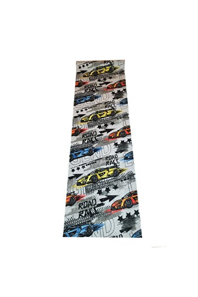 OEM Traversa Antiderapanta Copii, Road Race, Multicolor, Latime 60 cm