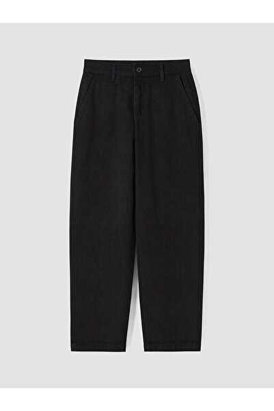 LC Waikiki Lcw Jeans Black Carrot Fit Women's Jean Trousers