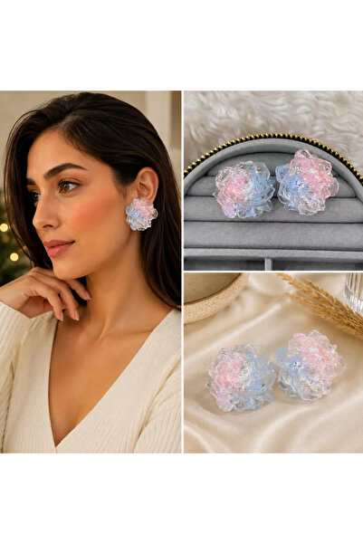 Bozhi Flower Elegant Earrings Daily Elegance Gift Steel