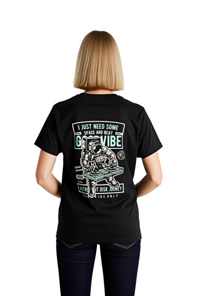 PayBuy Tricou cu imprimeu grafic pentru femei, cu model de astronaut, tematic...