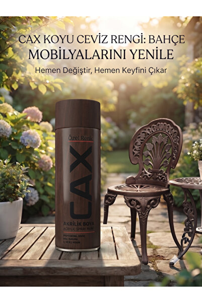 caxcolors CAX Rengi Akrilik Sprey Boya 400ml - Ahşap Bahçe Mobilyası ve Hobi ...