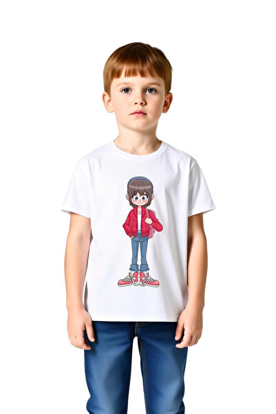 PayBuy Children's Anime Character Printed T-Shirt 100% Cotton Short Sleeve Ro...