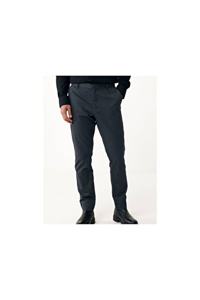MEXX Ανδρικό Παντελόνι Chino Μπλέ Σκούρο