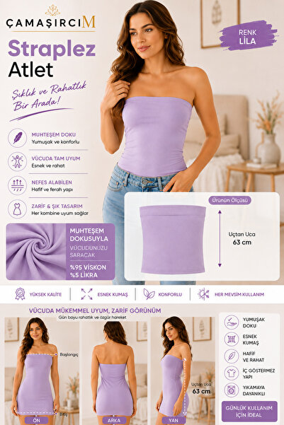 ÇamaŞırcıM Shocking Price Excellent Quality Strapless Tank Top
