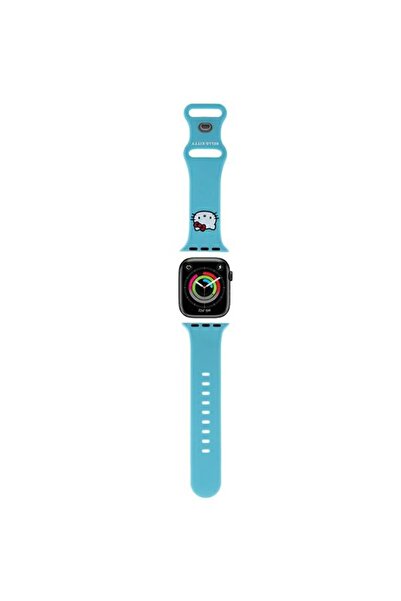 Hello Kitty Pasek HKAWMSCHBLB Apple Watch 38/40/41mm μπλε λουράκι σιλικόνης μ...