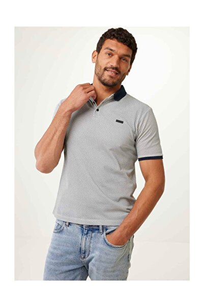 MEXX Μπλούζα Polo Off White