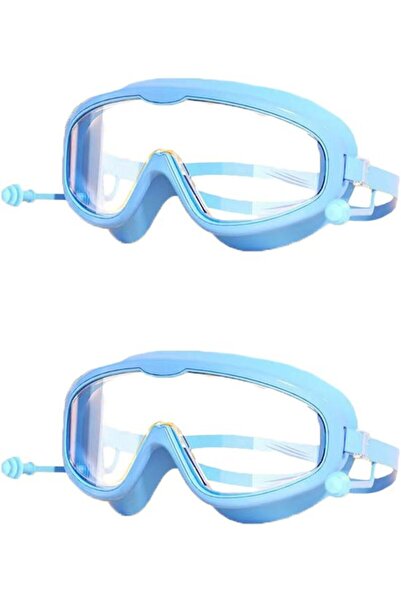 STARSTAR 2 kids swimming goggles large frame blue.