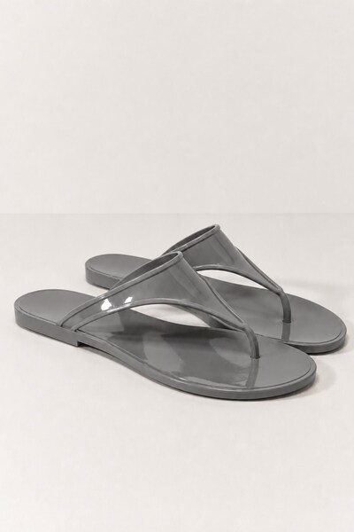 İX Jelly Candy Women's Transparent Flip-Flops Gel Beach Slippers