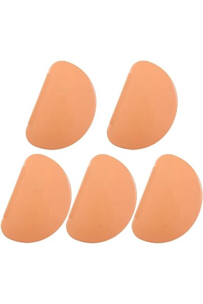 STARSTAR Five plastic dough scrapers, a multi-functional cutter, orange.