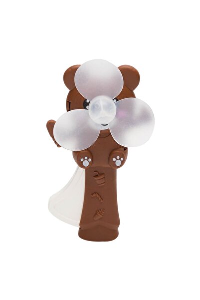 Zâna Casei Mini ventilator ursuleț de pluș maro 13cm