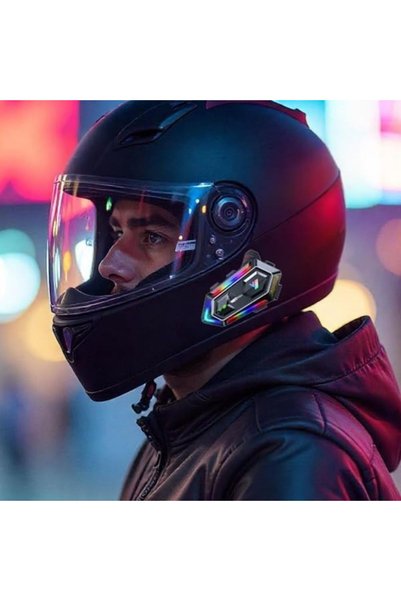 Genel Markalar Y20 Motorsikletler İçin Kablosuz Bluetooth Kulaklıklı – Suya Dayanıklı, Uzun Ömürlü Batarya, Gürültü