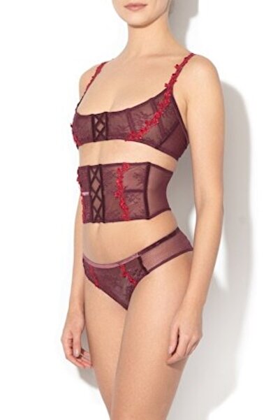 Triumph Corset cu dantelă, violet prună, L