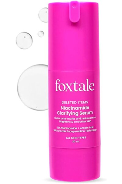 Foxtale سيروم النياسيناميد 12% مع حمض الأزيلايك للتحكم في الدهون وتفتيح البشرة