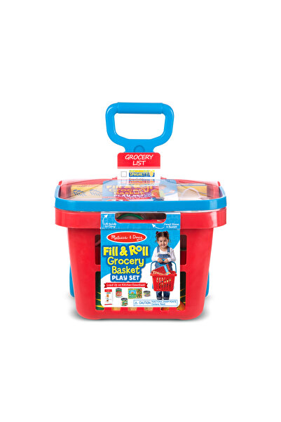 Melissa and Doug Rolling Grocery Basket