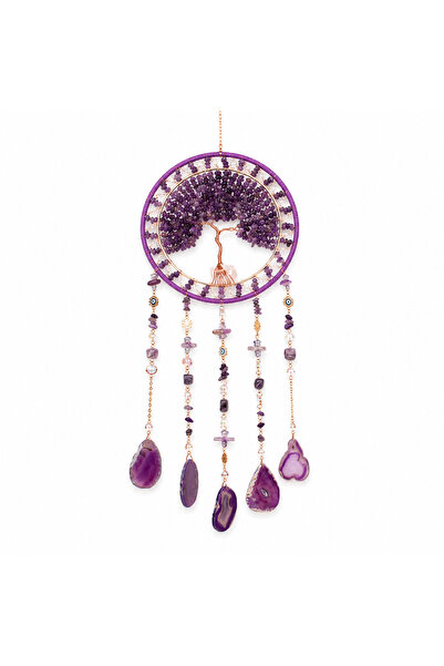 craftmystic Dreamcatcher Arborele Vietii cu Ametist - Protectie Spirituala si...