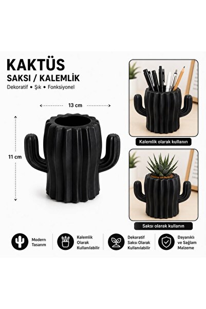 bimbambom Kaktüs Saksı, Sukulent saksı, Plastik Saksı Renkli Saksı, kalemlik,...
