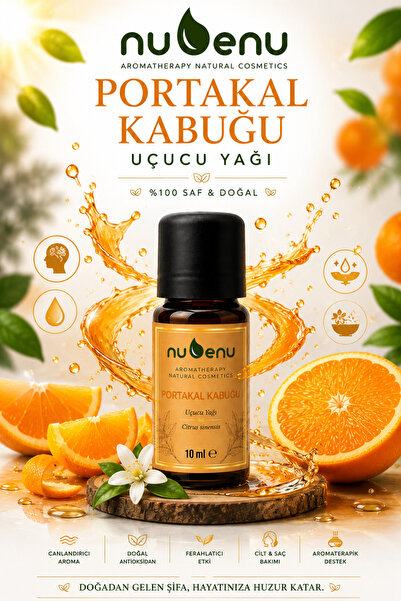 NUBENU Revitalizing and Nourishing Orange Peel Essential Oil 100% Pure 10 ml