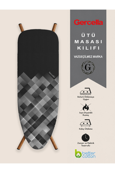 GERCELLA (Gifted) Pro Begonvil Ironing Board Cover Cloth