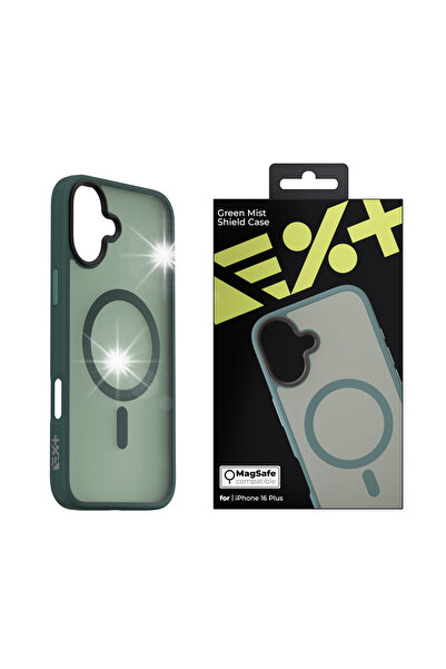 NEXT ONE Husă Mist Shield MagSafe iPhone 16 Plus verde
