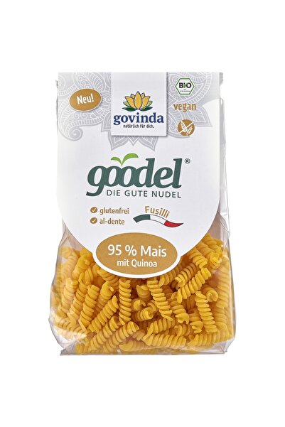 Govinda Fusilli de porumb cu quinoa, bio, fără gluten, 250g