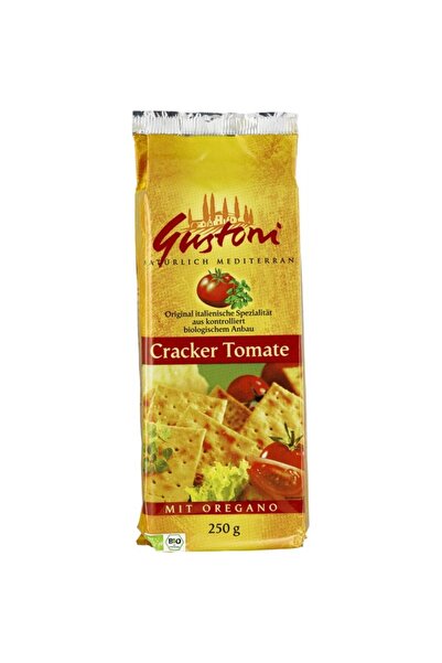 Gustoni Biscuiți crocanți cu roșii organice și oregano, 250g