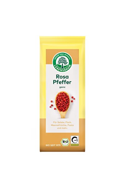 Lebensbaum Boabe de piper roz bio, 25g