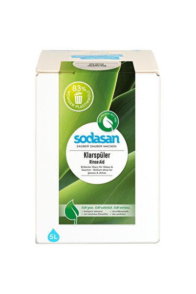 Sodasan Agent de clătire pentru mașina de spălat vase, bag-in-box, 5L