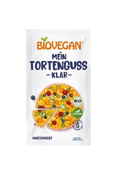 Biovegan Gelatină vegană incoloră, fără gluten, 2x6g organic, 12g