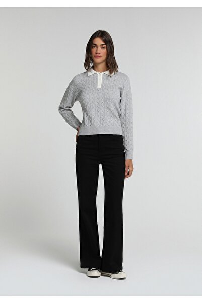 Colin's High Rise Super Flare Fit Women's Black Denim Jean Pants