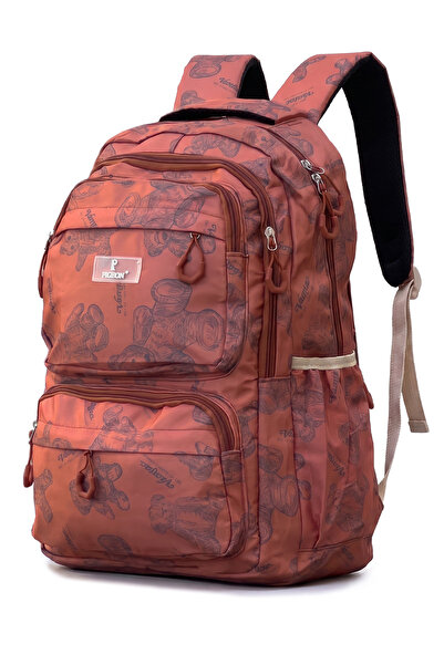 ZAAPPY Teddy Print Cute Backpack, Superlight Weight And Washable, School, Col...