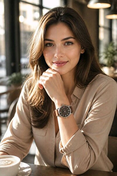 Monalisa Home Premium Leather Strap Watch