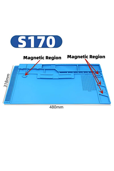 Choice1 S170 480 X 318mm Repair Pad ESD Insulation Soldering Mat Heat Resista...