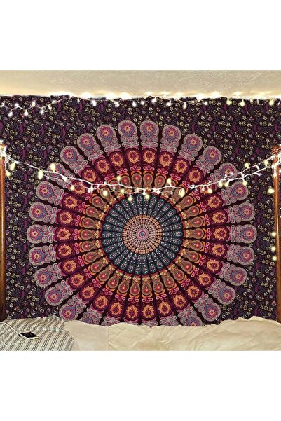 Bless International Indian Hippie Bohemian Psychedelic Peacock Mandala Wall H...