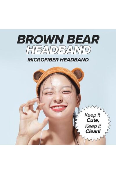 I Dew Care Face Wash Headband - Black Cat | Adorable Design, Perfect for Wash...